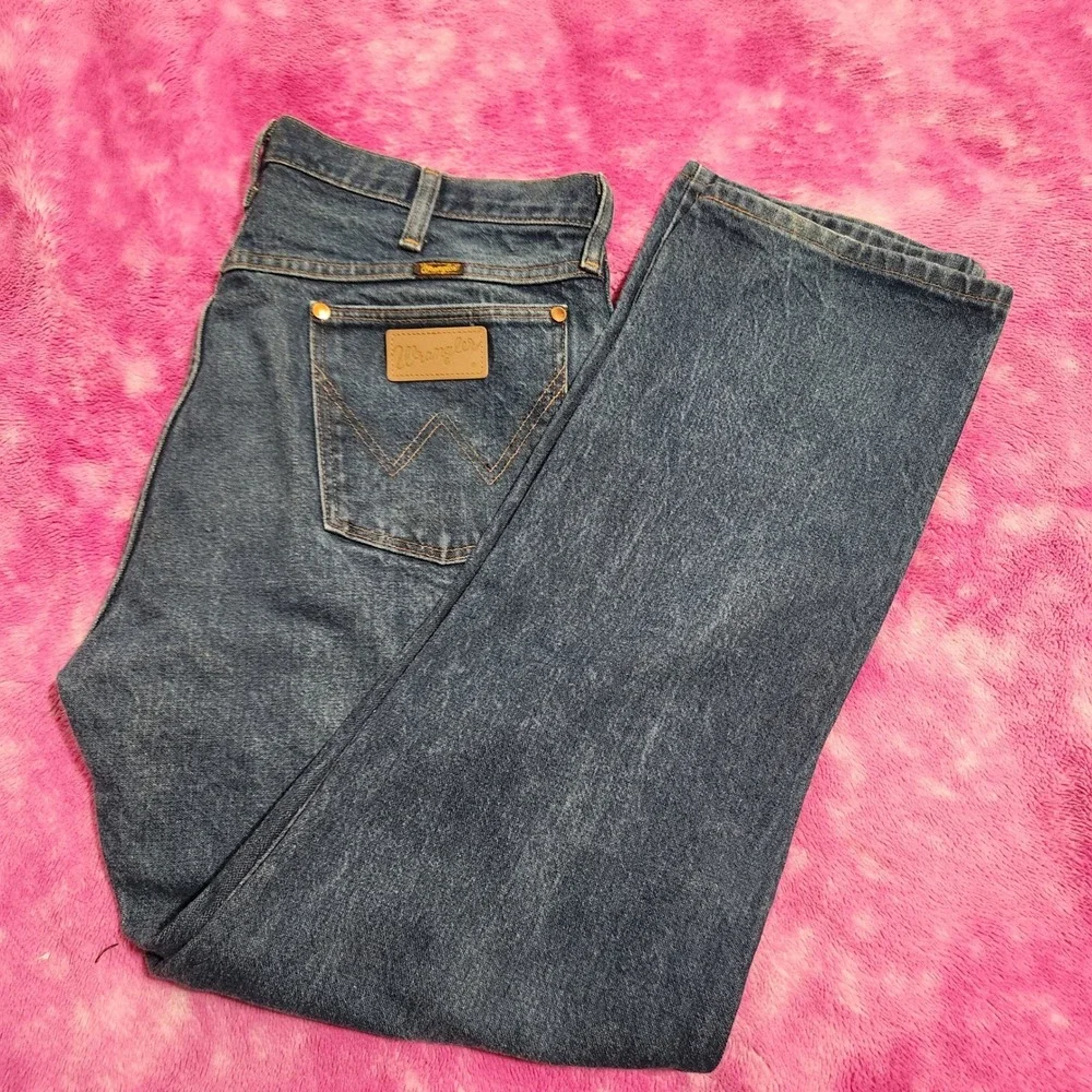 Vintage Wrangler 13MWZ Cowboy Cut Jeans Men's 38x31 USA‎ Made Denim